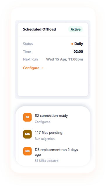 WordPress media offload plugin — OffloadX