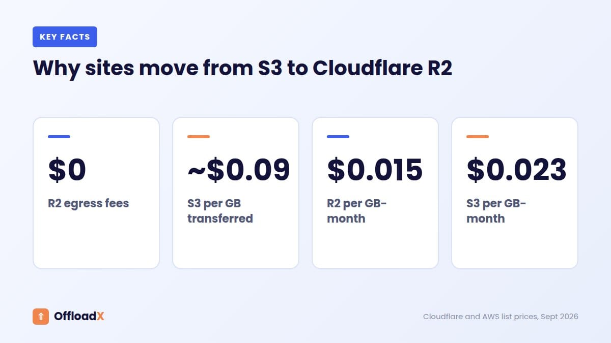 WP Offload Media to Cloudflare R2: Why sites move from S3 to Cloudflare R2