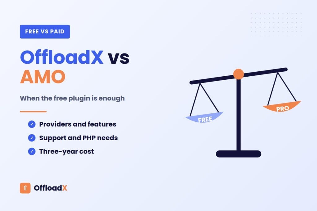 OffloadX vs Advanced Media Offloader – OffloadX vs AMO